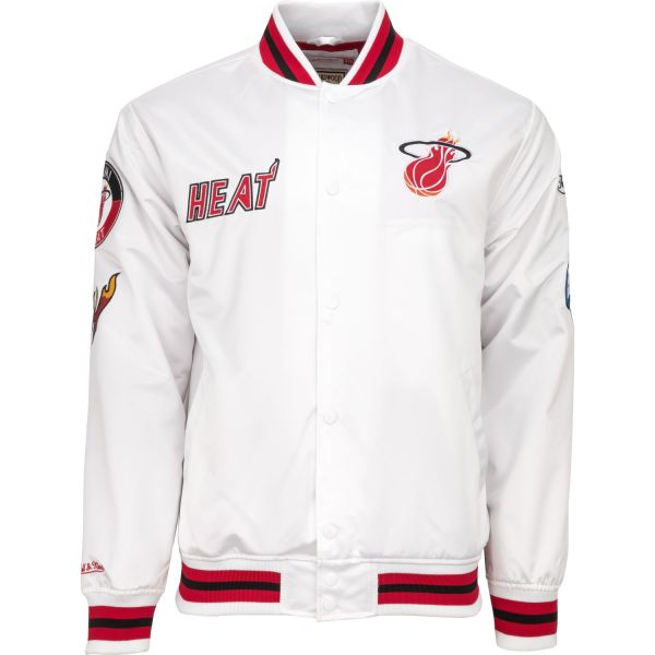 City Collection Lightweight Satin Veste - Miami Heat