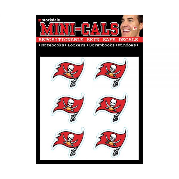 Wincraft Visage Autocollant 3 cm - NFL Tampa Bay Buccaneers