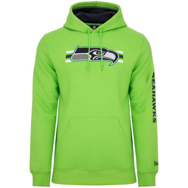 New Era Fleece Hoody - NFL SIDELINE Seattle Seahawks lime