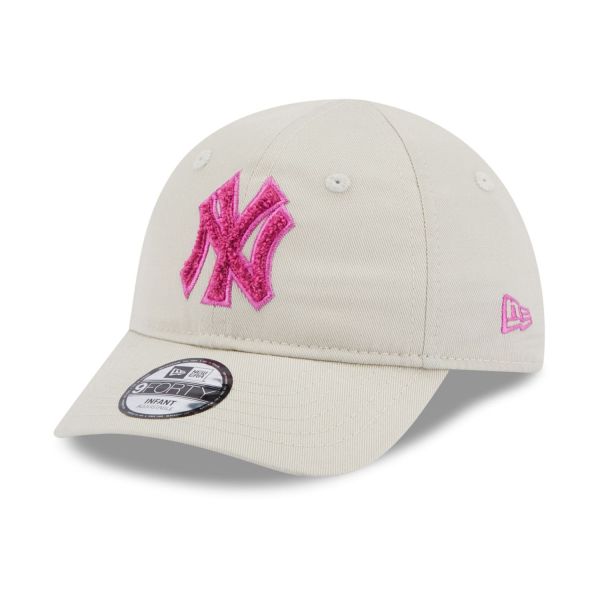 New Era 9Forty Kinder Cap - BOUCLE New York Yankees stone