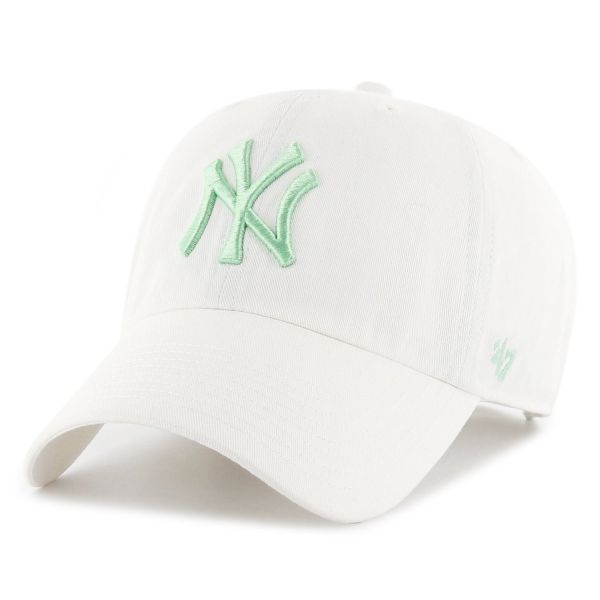 47 Brand Relaxed Fit Cap - CLEAN UP New York Yankees blanc