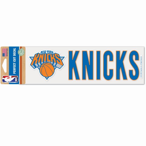 NBA Perfect Cut Aufkleber 8x25cm New York Knicks