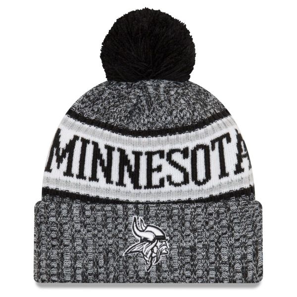New Era NFL Sideline Winter Bobble Beanie Minnesota Vikings