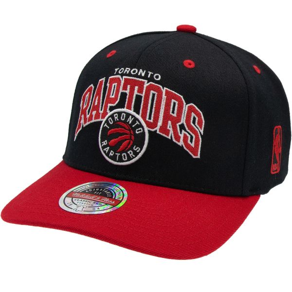 M&N Stretch Snapback Classic Red Cap - Toronto Raptors