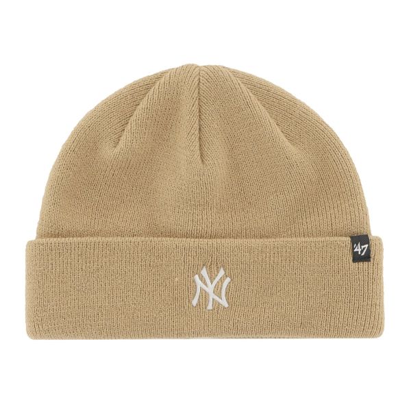 47 Brand Fisherman Cuff Bonnet - New York Yankees khaki