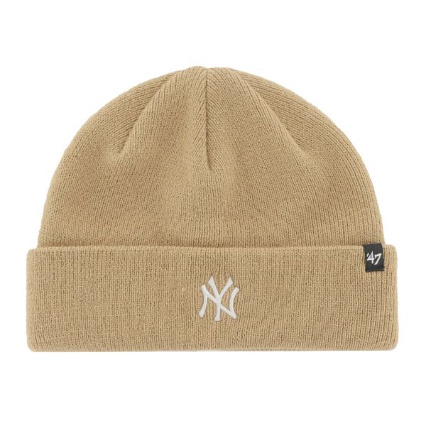 47 Brand Fisherman Cuff Bonnet - New York Yankees khaki