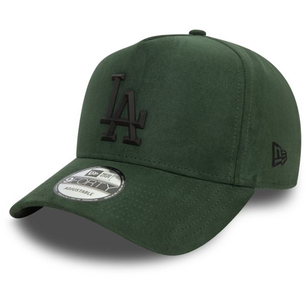New Era A-Frame Trucker Cap - SUEDE Los Angeles Dodgers oliv