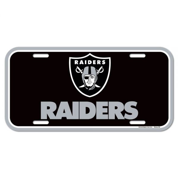 Wincraft NFL License Plate Sign - Las Vegas Raiders
