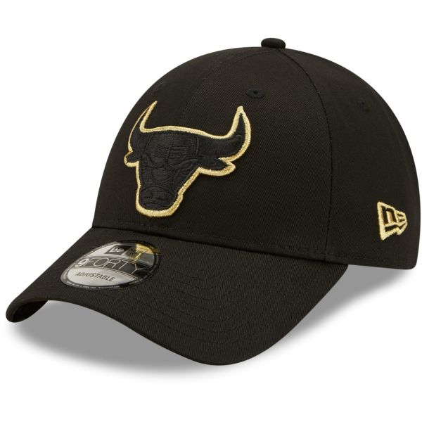 New Era 9Forty Cap - METALLIC Chicago Bulls noir