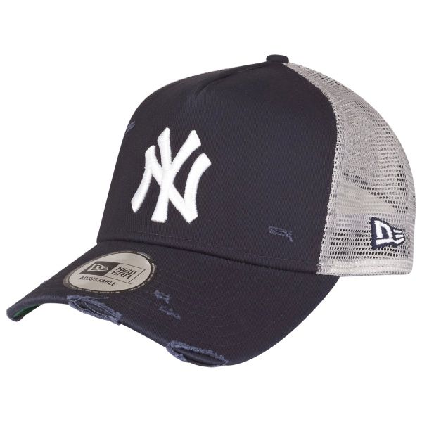 New Era Adjustable Trucker Cap - DISTRESSED New York Yankees