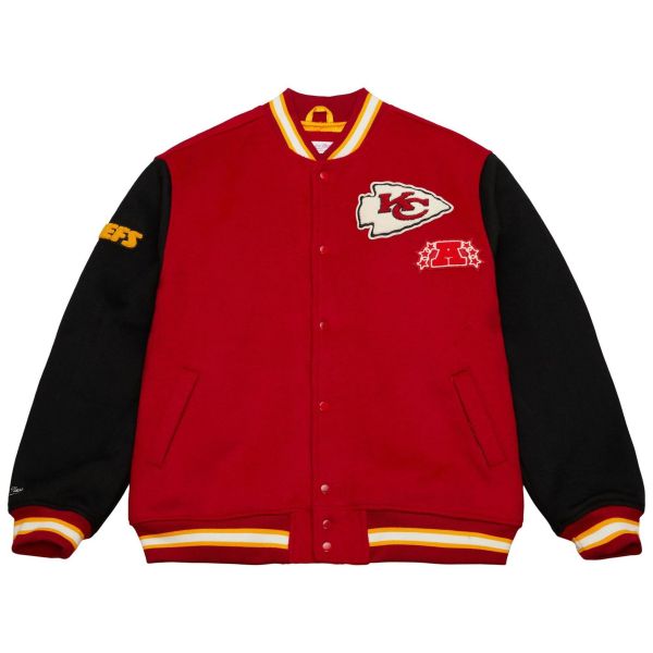 M&N Legacy Varsity Wool Jacket - NFL Kansas City Chiefs