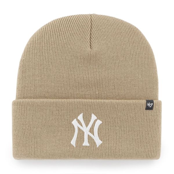 47 Brand Knit Bonnet - HAYMAKER New York Yankees khaki