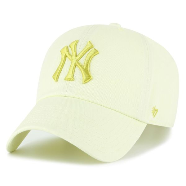 47 Brand Strapback Cap - CLEAN UP New York Yankees gelb