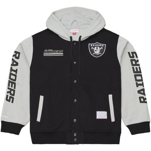 M&N Midweight Hooded Fleece Jacke - Las Vegas Raiders