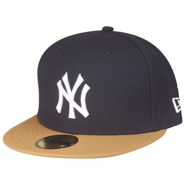 New Era 59Fifty Fitted Cap - MLB New York Yankees navy beige