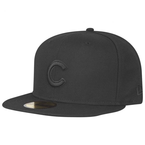 New Era 59Fifty Cap - MLB BLACK Chicago Cubs