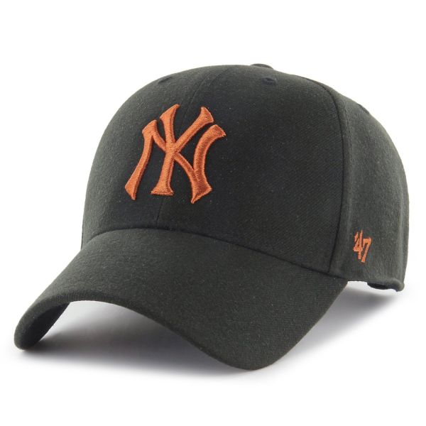 47 Brand Curved Snapback Cap MLB New York Yankees schwarz