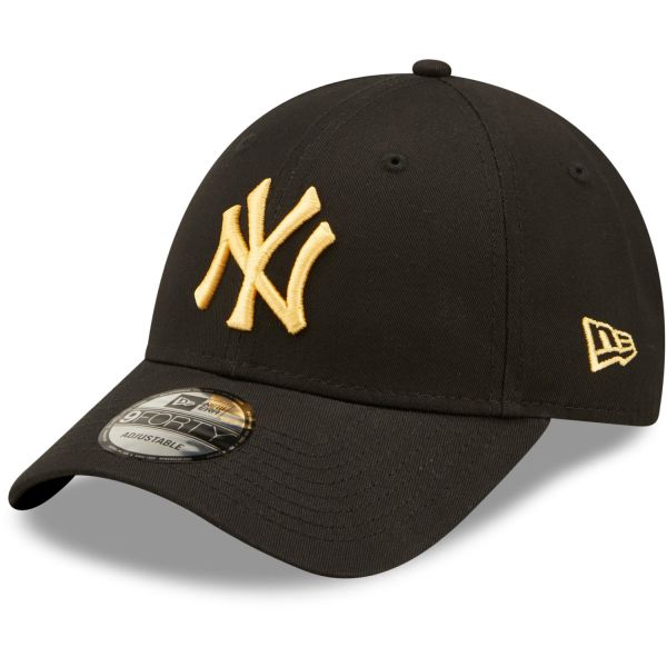 New Era 9Forty Strapback Cap - New York Yankees schwarz gelb