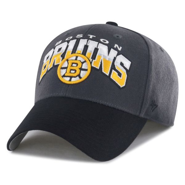 47 Brand Adjustable MVP Cap - SPLIT BLOCK Boston Bruins