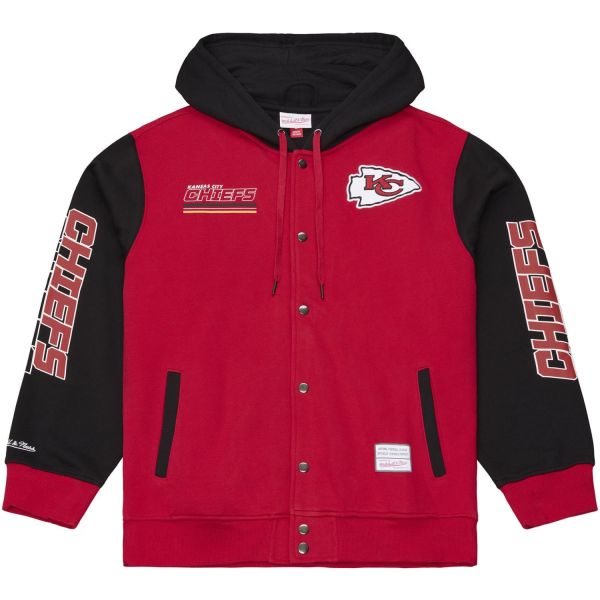 M&N Midweight Hooded Fleece Jacke - Kansas City Chiefs