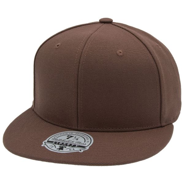 Mitchell & Ness Liberty Fitted Cap - BLANK brown