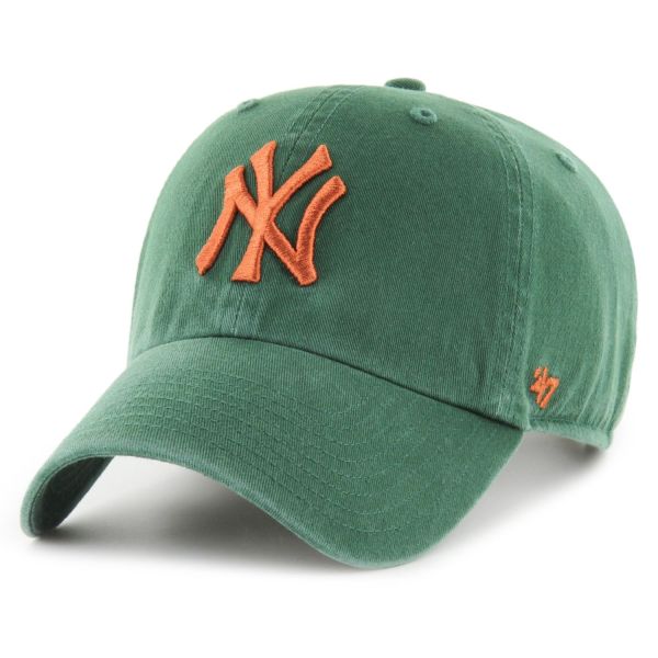 47 Brand Strapback Cap CLEAN UP New York Yankees dark green