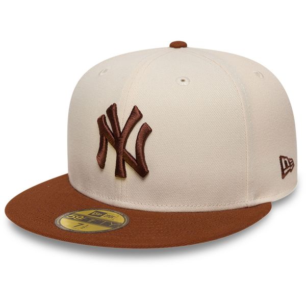 New Era 59Fifty Fitted Cap - New York Yankees beige / braun