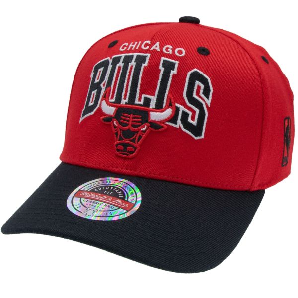 M&N Stretch Snapback Classic Red Cap - Chicago Bulls rot
