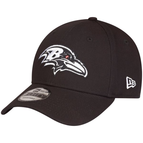 New Era 9Forty Adjustable NFL Cap - BLACK Baltimore Ravens