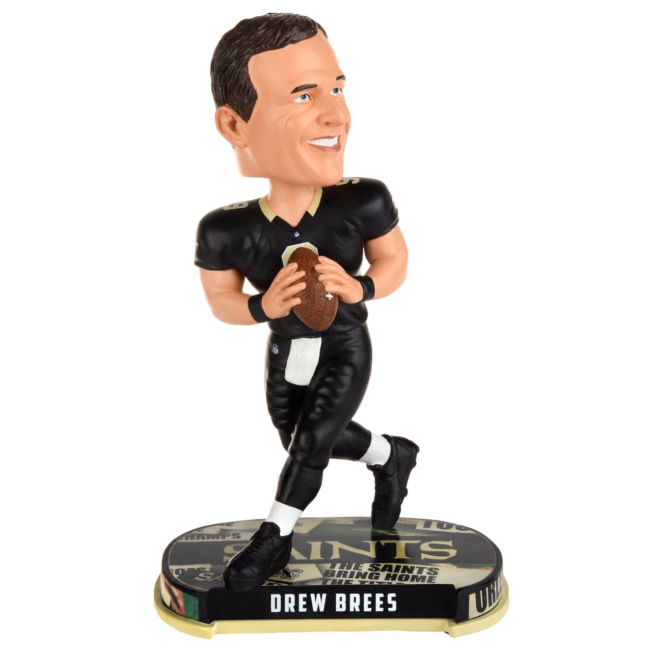 amfoo - Drew Brees #9 Bobblehead NFL New Orleans Saints
