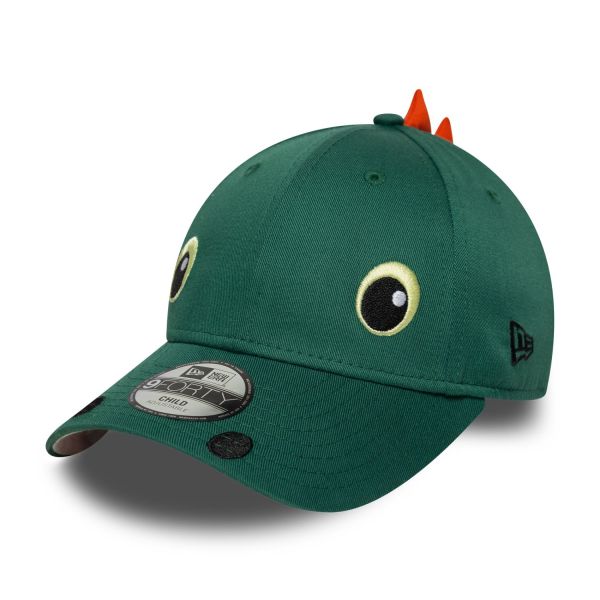 New Era Enfants Child 9Forty Cap - ANIMAL FACE emerald green