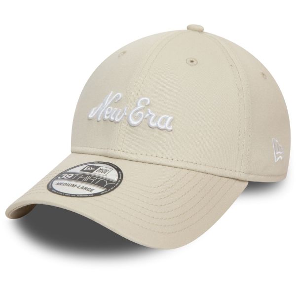 New Era 39Thirty Stretch Cap - BRAND SCRIPT stone beige