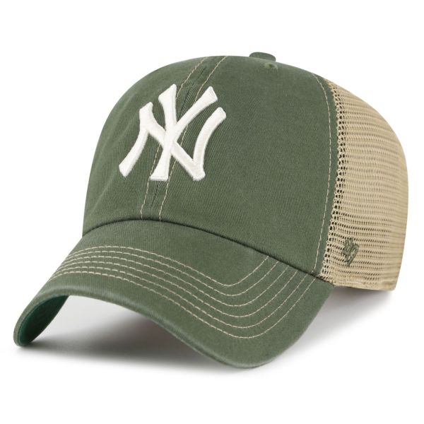 47 Brand Trucker Vintage Cap - TRAWLER New York Yankees moss