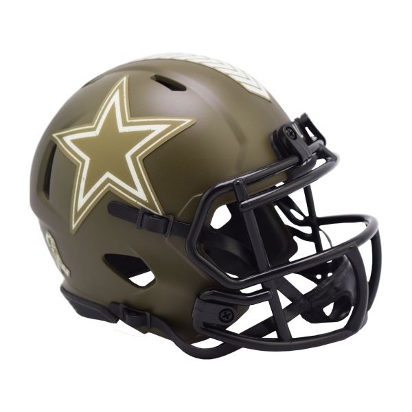 Riddell Speed Mini Football Helm SALUTE Dallas Cowboys