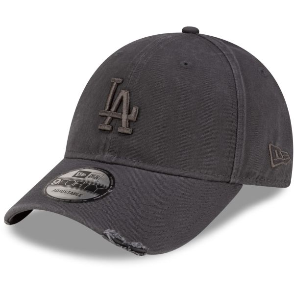 New Era 9Forty Strap Cap - DISTRESSED LA Dodgers charcoal