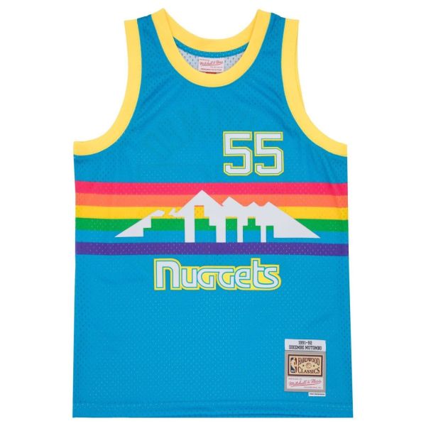 Swingman Jersey Denver Nuggets TROPICAL Dikembe Mutombo