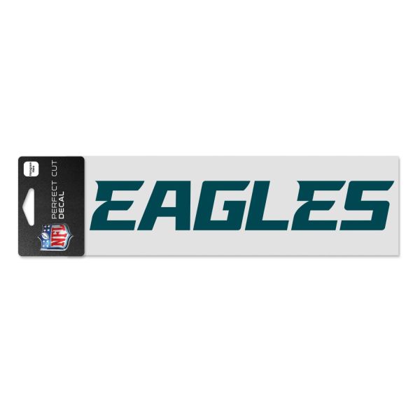 NFL Perfect Cut Autocollant 8x25cm Philadelphia Eagles