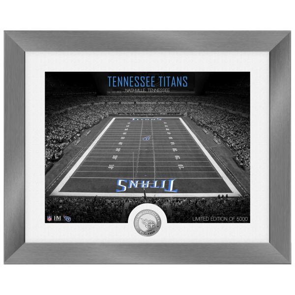 Tennessee Titans NFL Stadion Silber Coin Bild 40x33cm