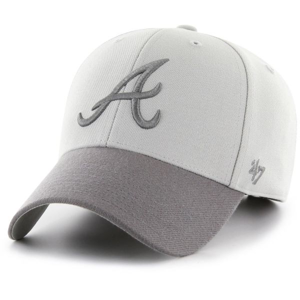 47 Brand Adjustable Cap - MLB Atlanta Braves grau