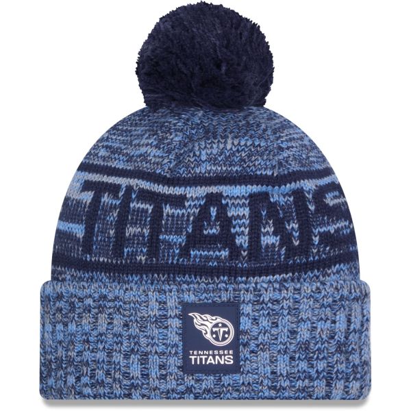 New Era Pompon Bonnet D'Hiver SIDELINE Tennessee Titans