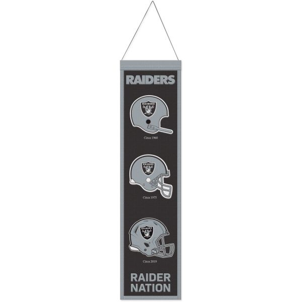 Las Vegas Raiders EVOLUTION NFL Wool Banner 80x20cm
