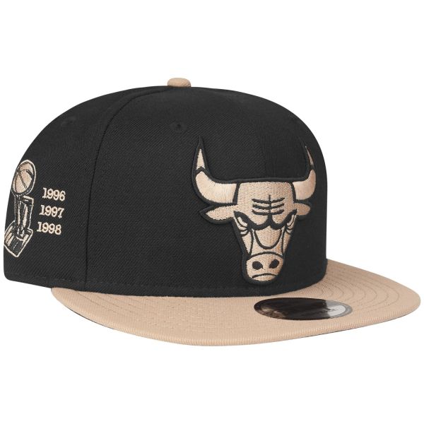 New Era 9Fifty Snapback Cap - CHAMPS Chicago Bulls schwarz