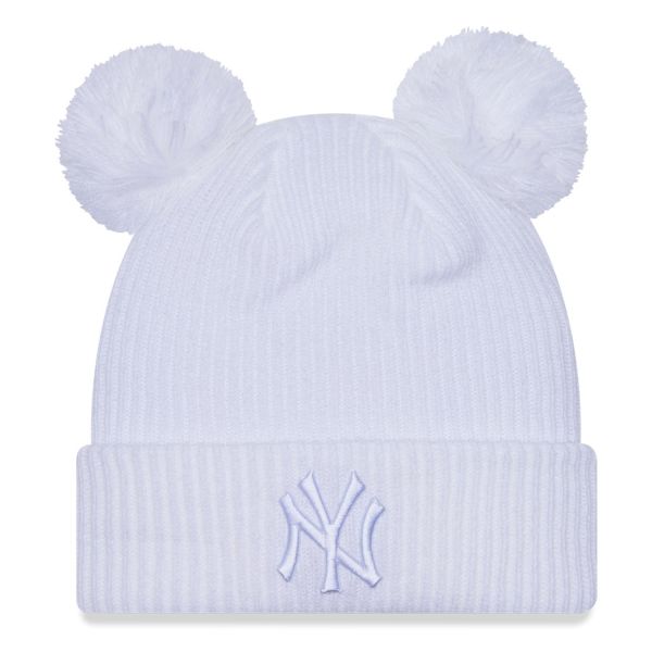 New Era Women's Winter DOUBLE BOBBLE Beanie - NY Yankees