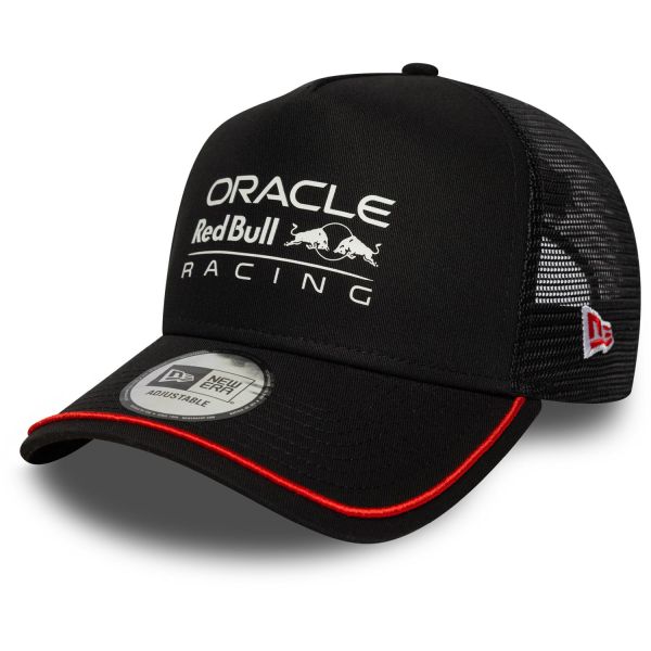New Era A-Frame Snapback Trucker Cap - Red Bull Racing navy