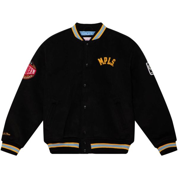 M&N HWC Heavyweight Wool Varsity Jacket - Minneapolis Lakers