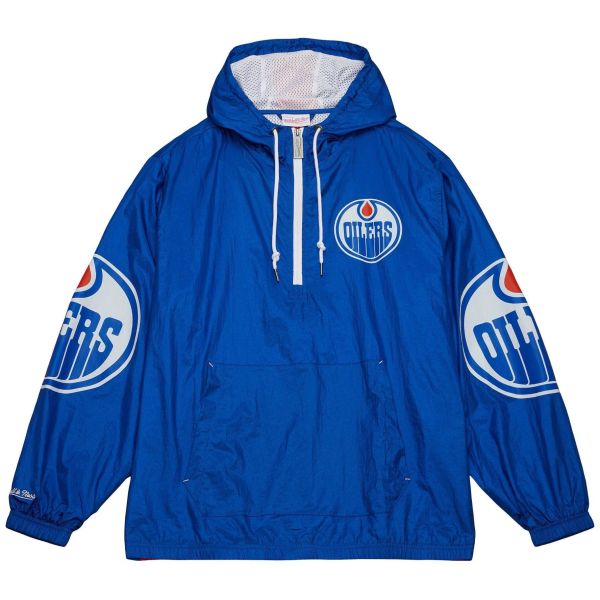 M&N Windbreaker Anorak Jacket - ORIGINS Edmonton Oilers