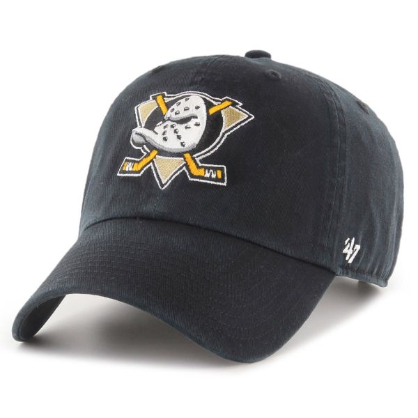 47 Brand Adjustable Cap - CLEAN UP Anaheim Ducks black