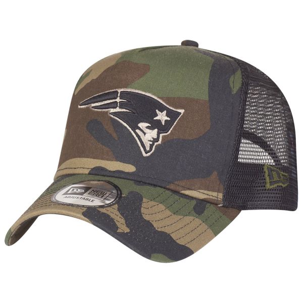 New Era Adjustable Trucker Cap - New England Patriots camo