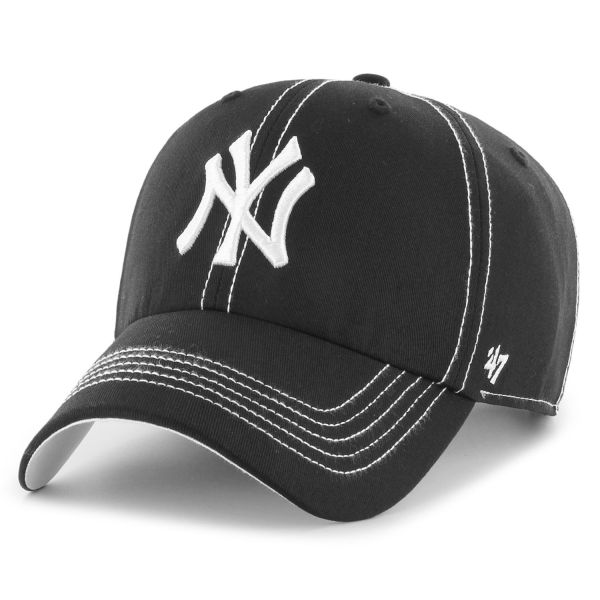 47 Brand Adjustable Cap - CONTRAST New York Yankees schwarz