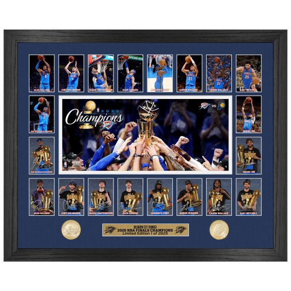 Oklahoma City Thunder 2025 NBA Champions Memorable Mint